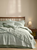 Yard ForestBay Hebden stonewashed cotton bedspread, imported from the UK