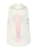 Something Different white butterfly print ceramic jug - British product