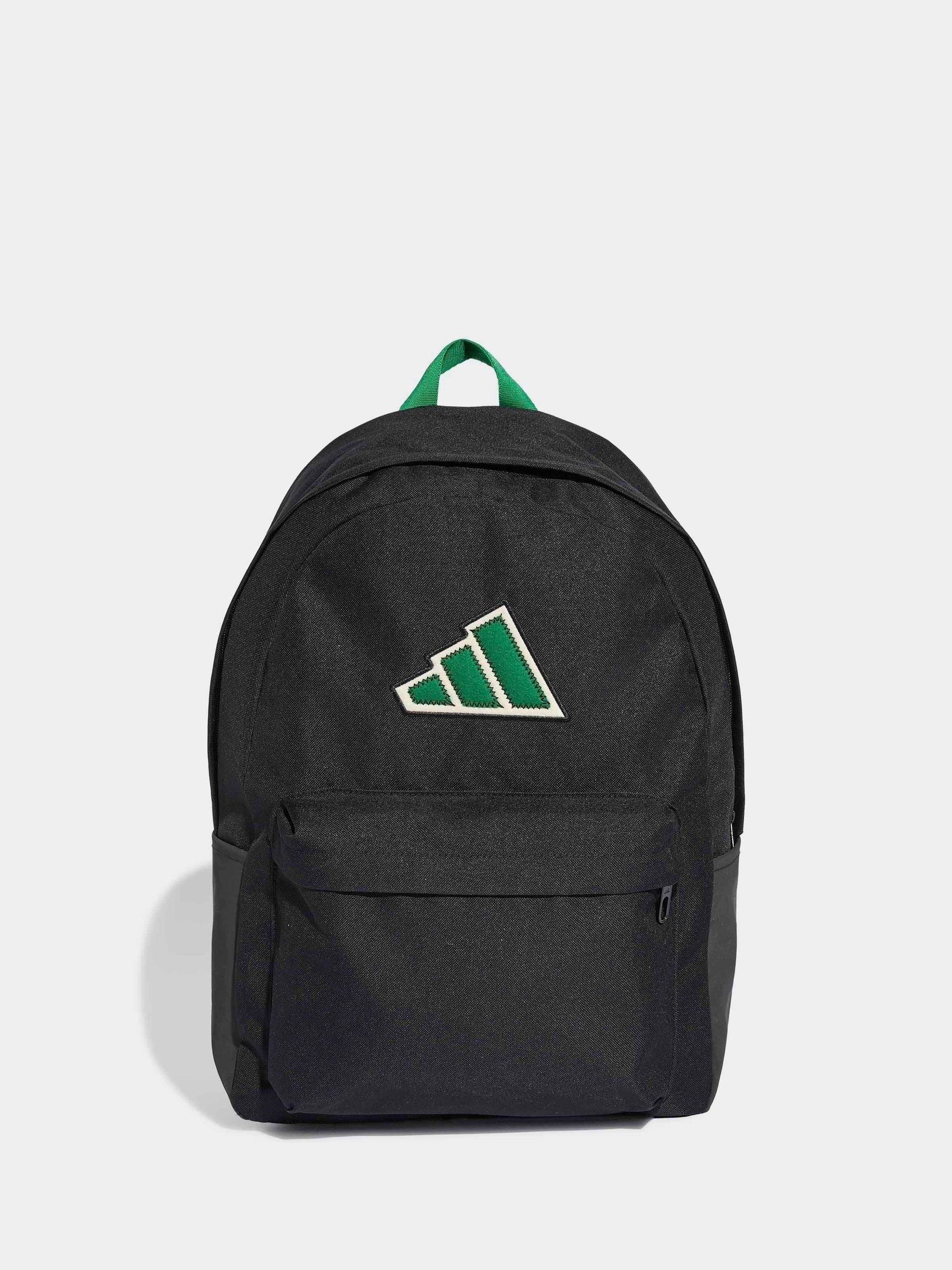 adidas Essentials Logo Backpack 27.4L black green - British product
