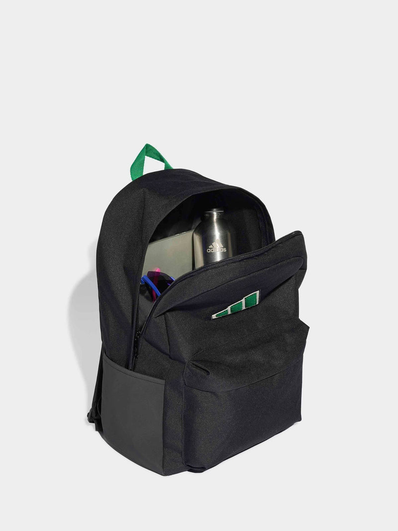 adidas Essentials Logo Backpack 27.4L black green - British product