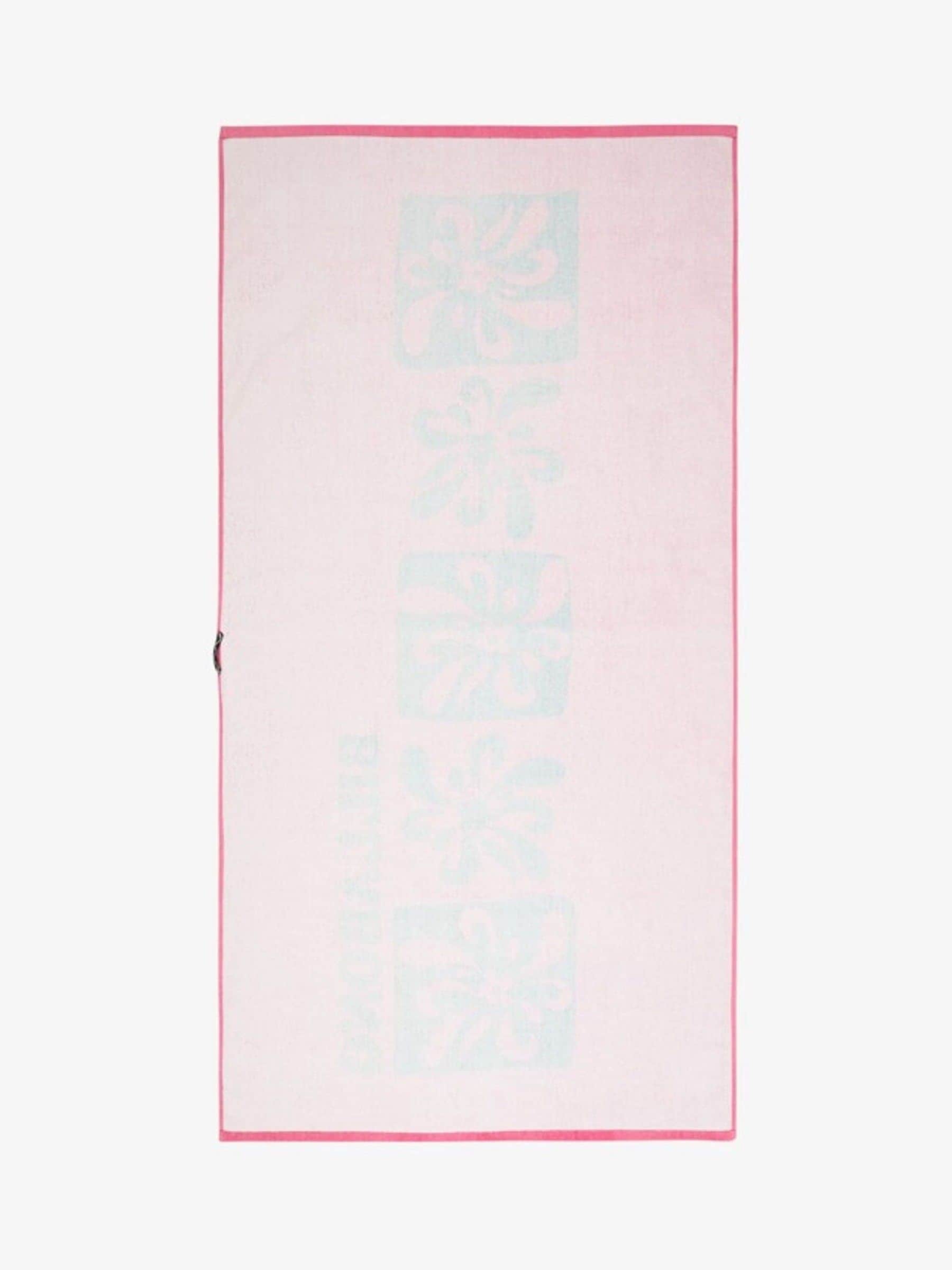 Billabong pink floral graphic beach towel - British product