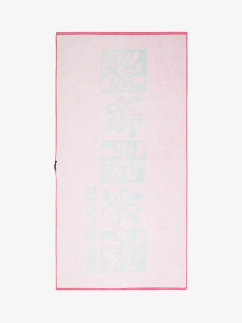 Billabong pink floral graphic beach towel - British product