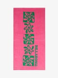 Billabong pink floral graphic beach towel - British product