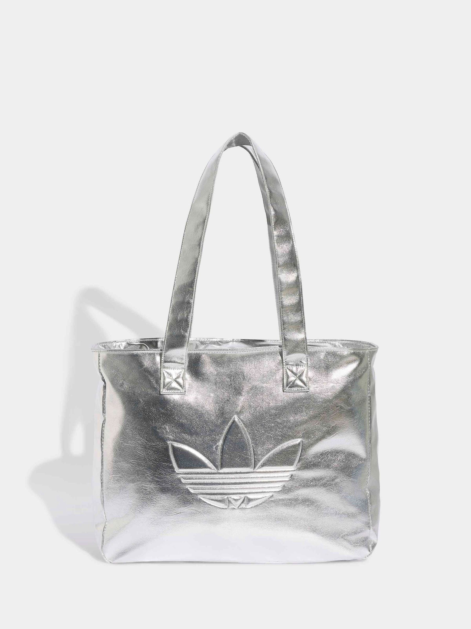 adidas Originals Black Adicolor Metallic Shopper Bag