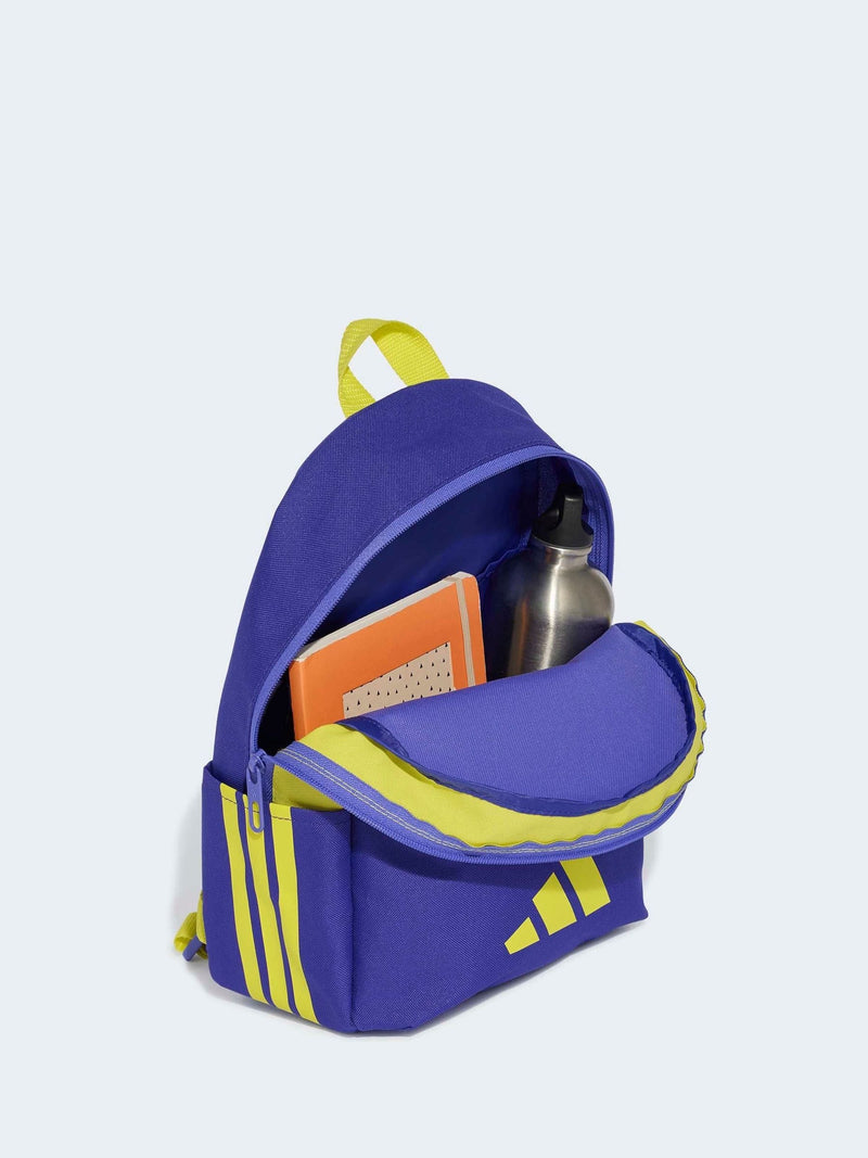 adidas Purple/Yellow 3 Bar Kids Backpack