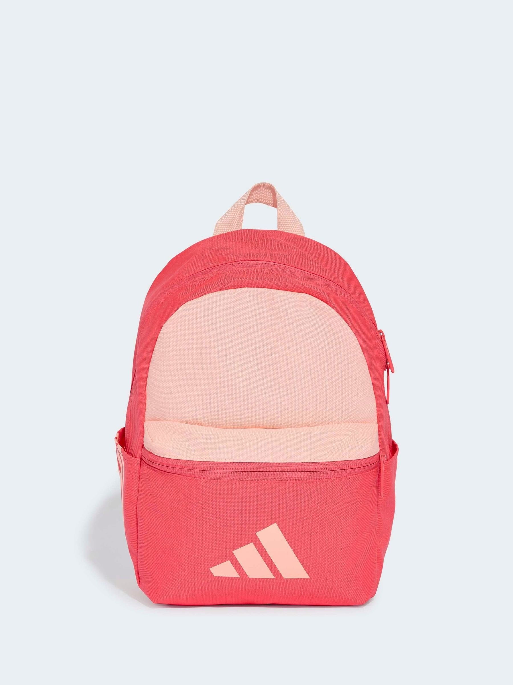 adidas Red 3 Bar Kids Backpack