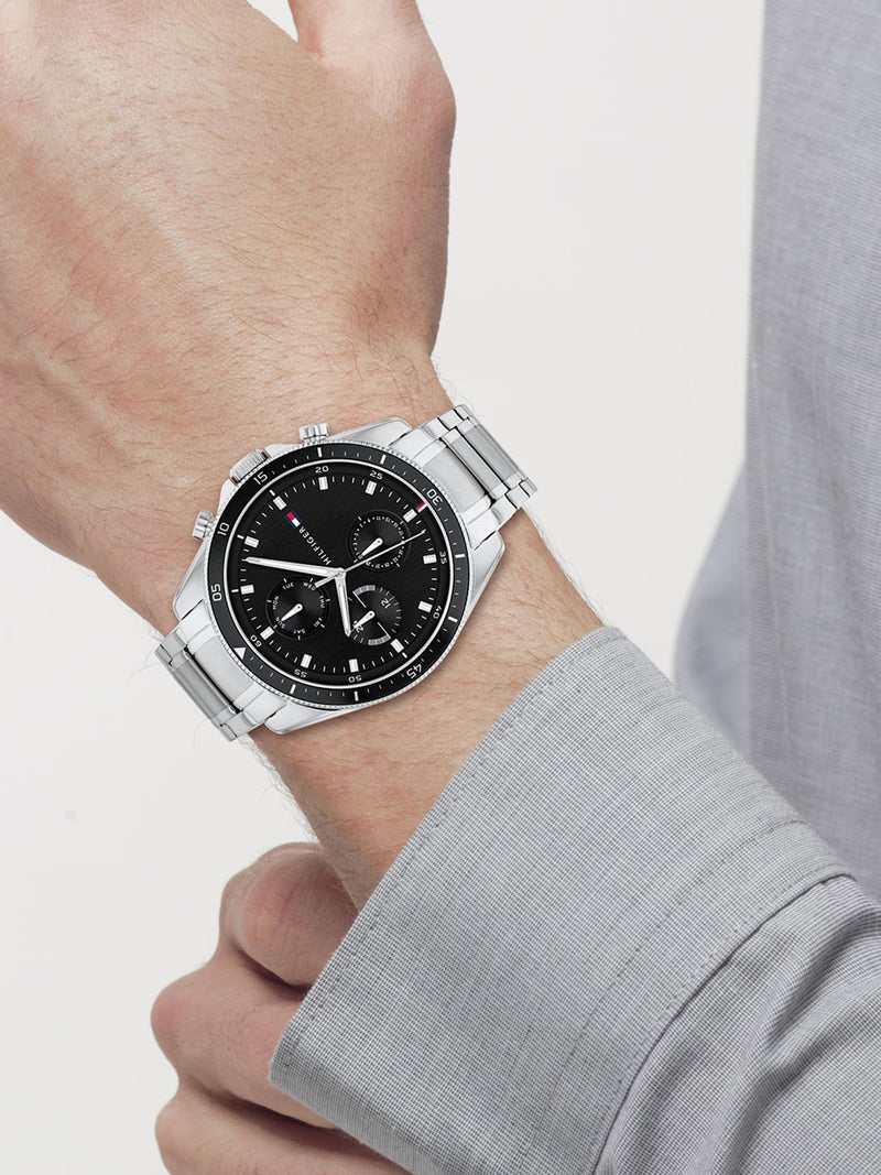 Tommy Hilfiger stainless steel watch 44mm - British product