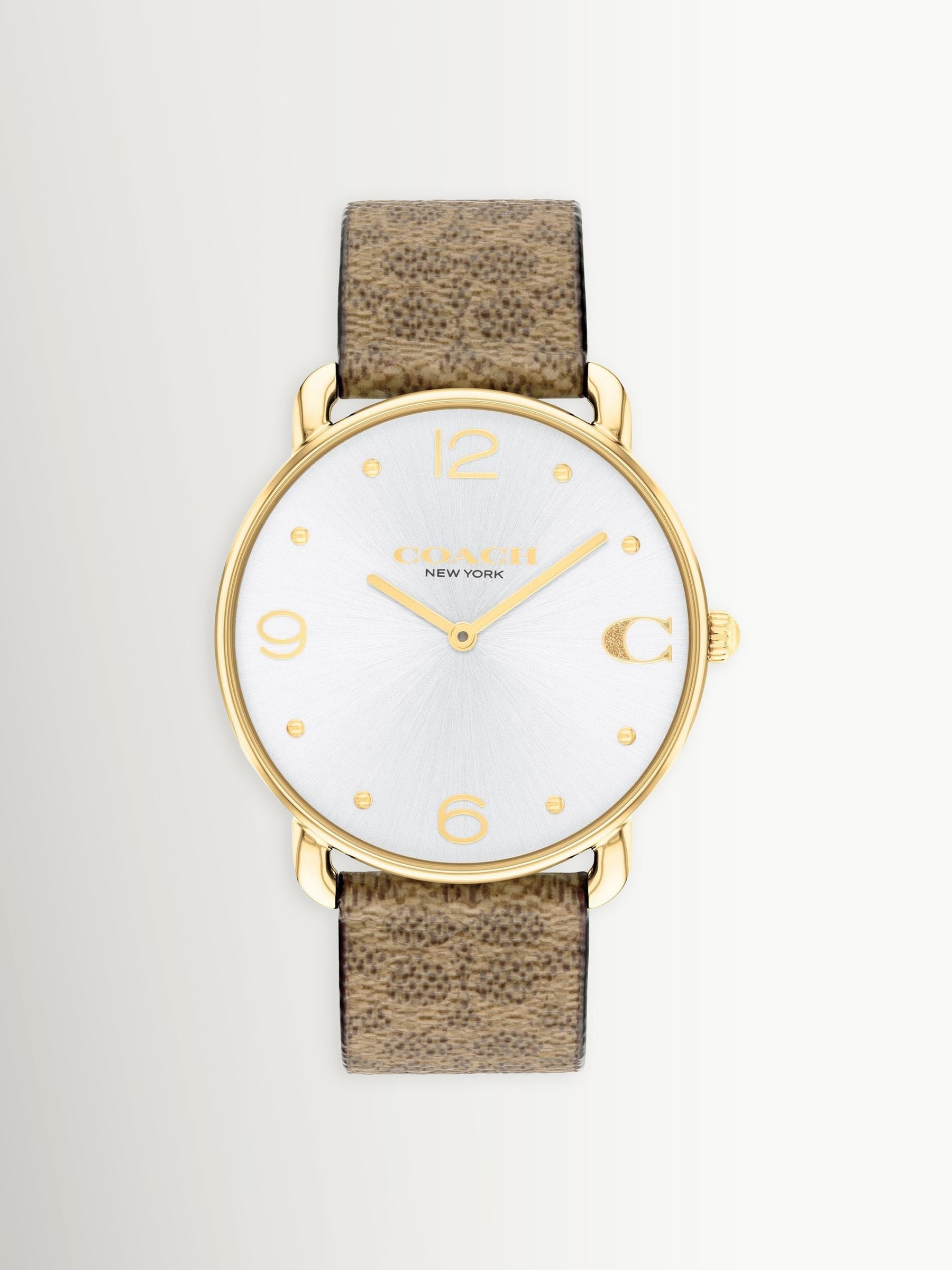 COACH brown Elliot Signature watch - British product