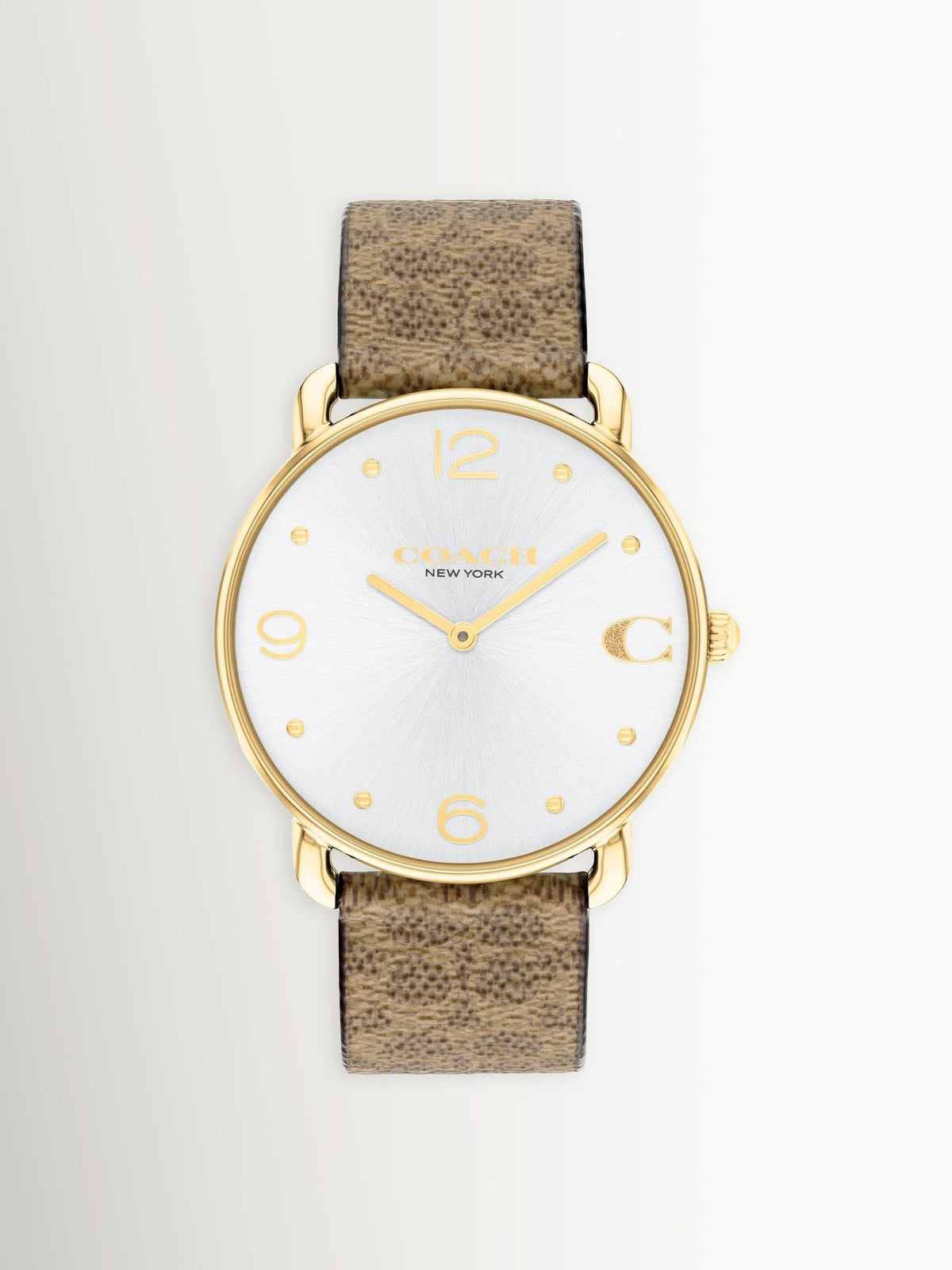 COACH brown Elliot Signature watch - British product