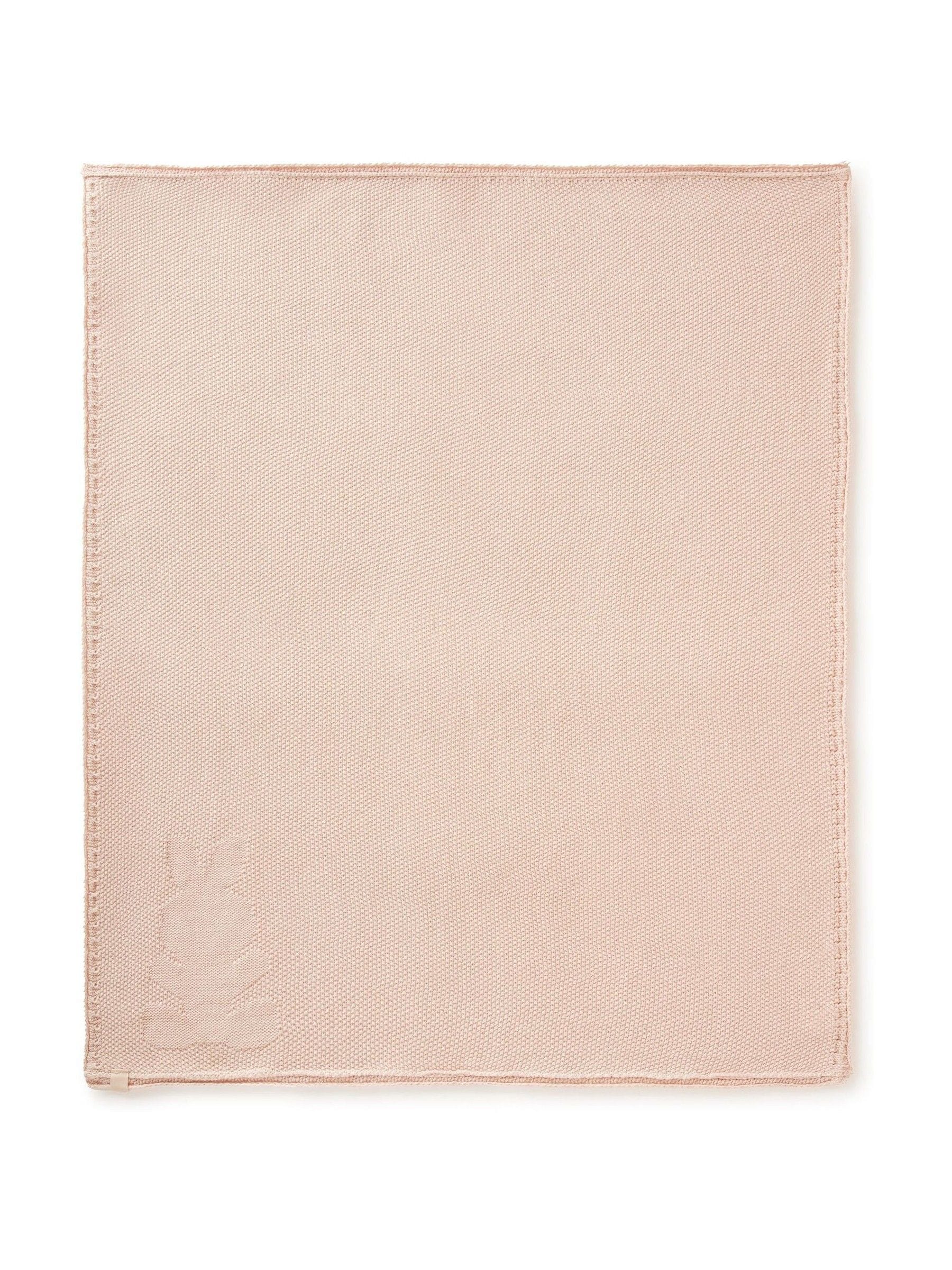 Benetton baby blanket blue bunny logo (British brand)