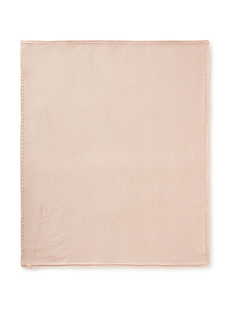 Benetton baby blanket blue bunny logo (British brand)