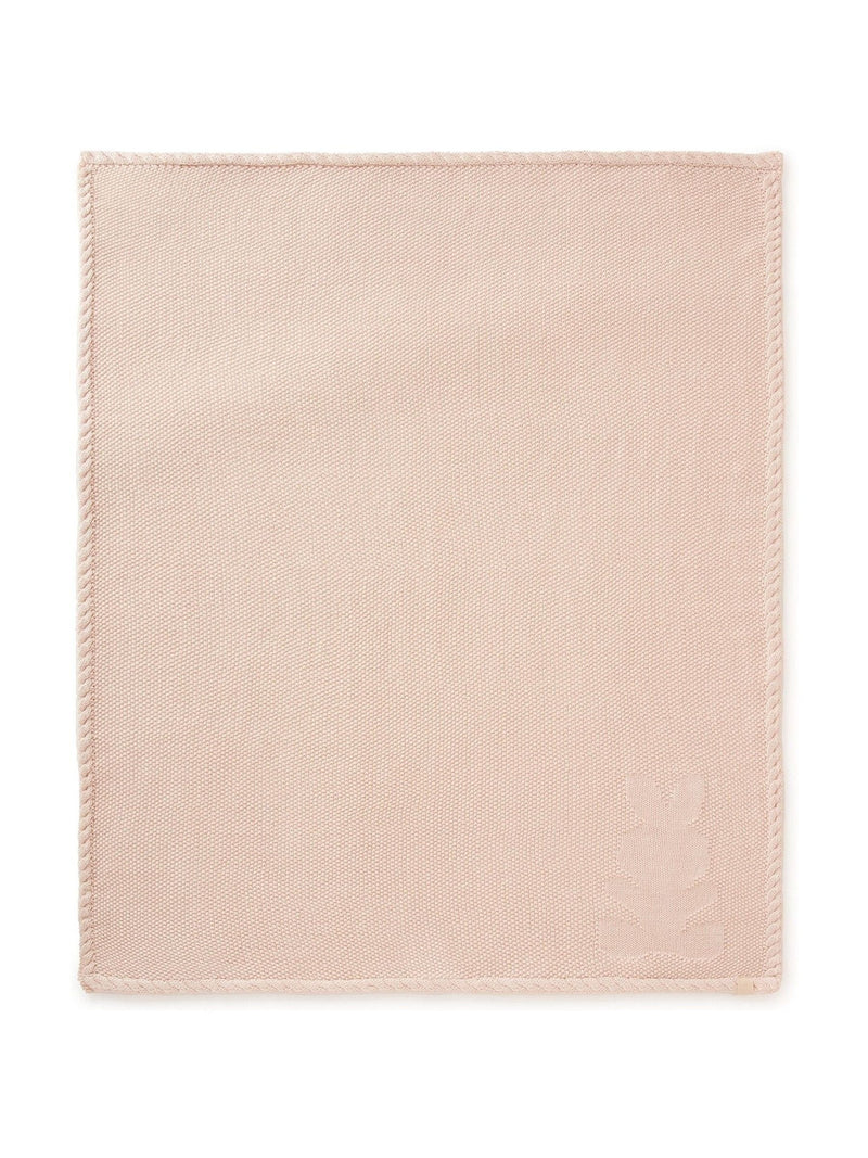 Benetton baby blanket blue bunny logo (British brand)
