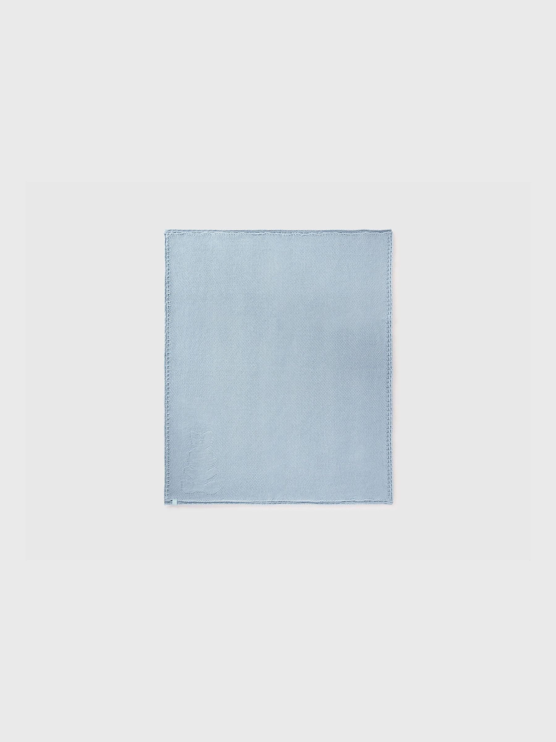 Benetton baby blanket blue bunny logo (British brand)