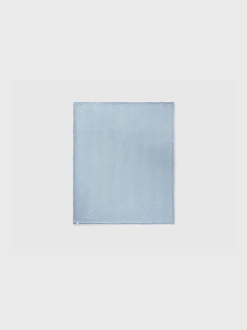 Benetton baby blanket blue bunny logo (British brand)