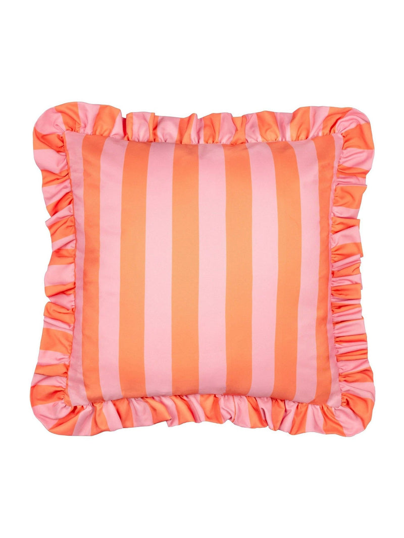 Furn Palm Royale stripe outdoor cushion 50x50cm (British brand)
