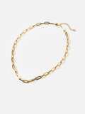 Oliver Bonas gold paperclip chain necklace - British product