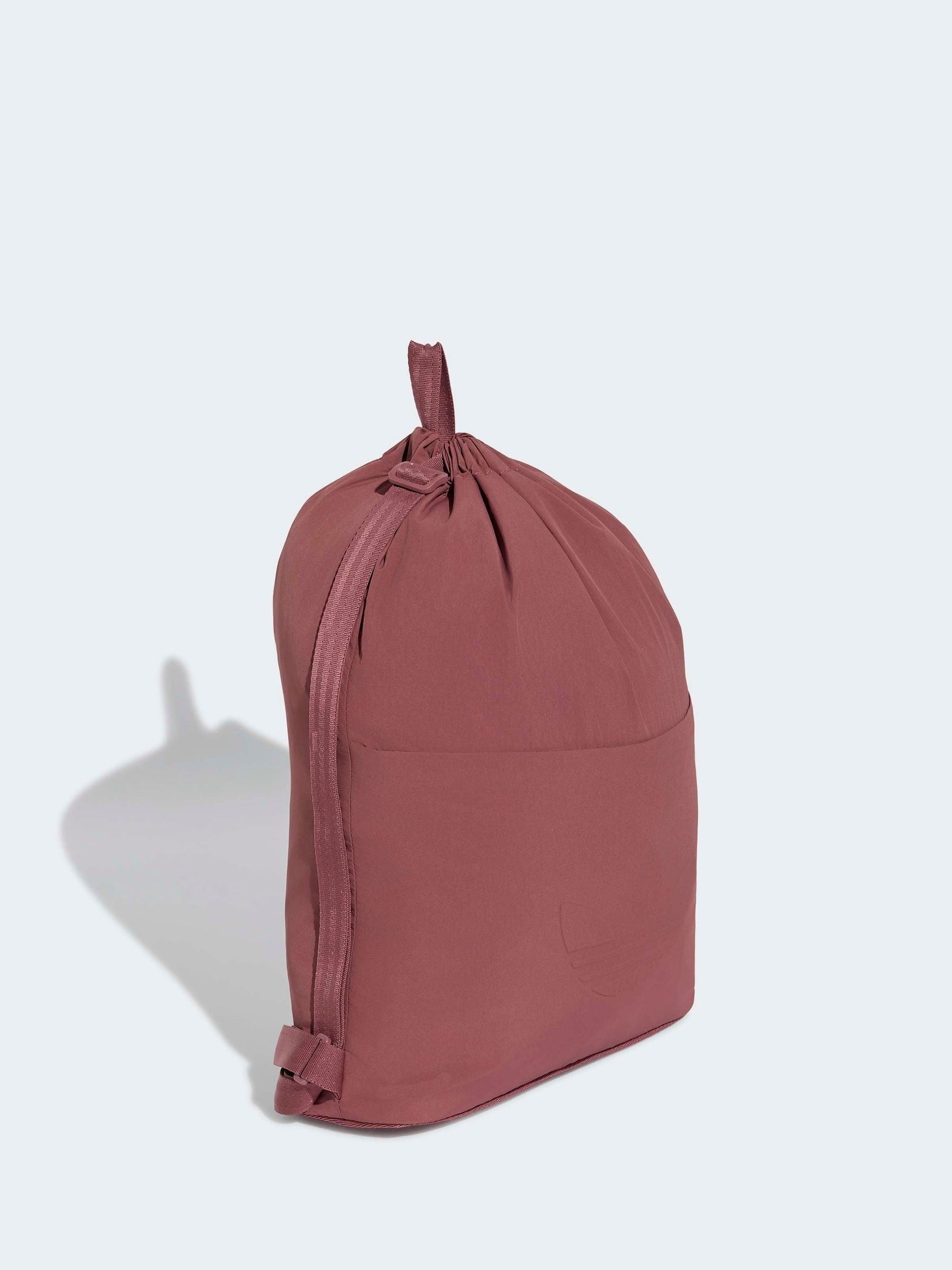 adidas Originals dark red string backpack (British brand)