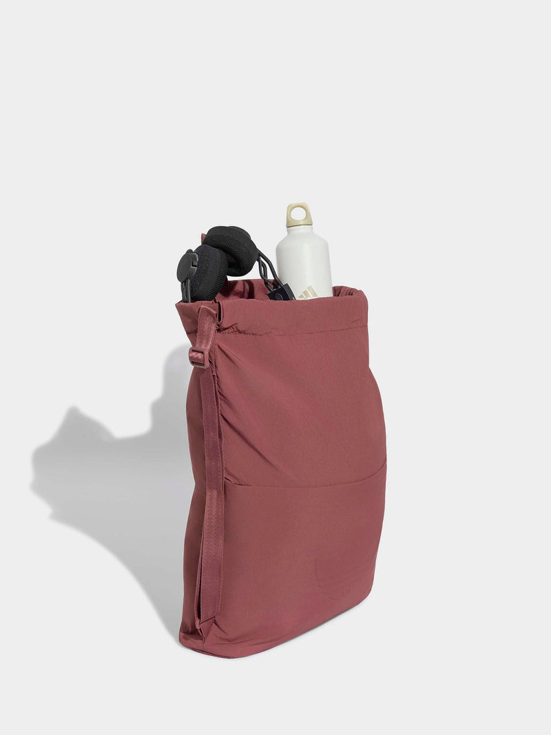 adidas Originals dark red string backpack (British brand)
