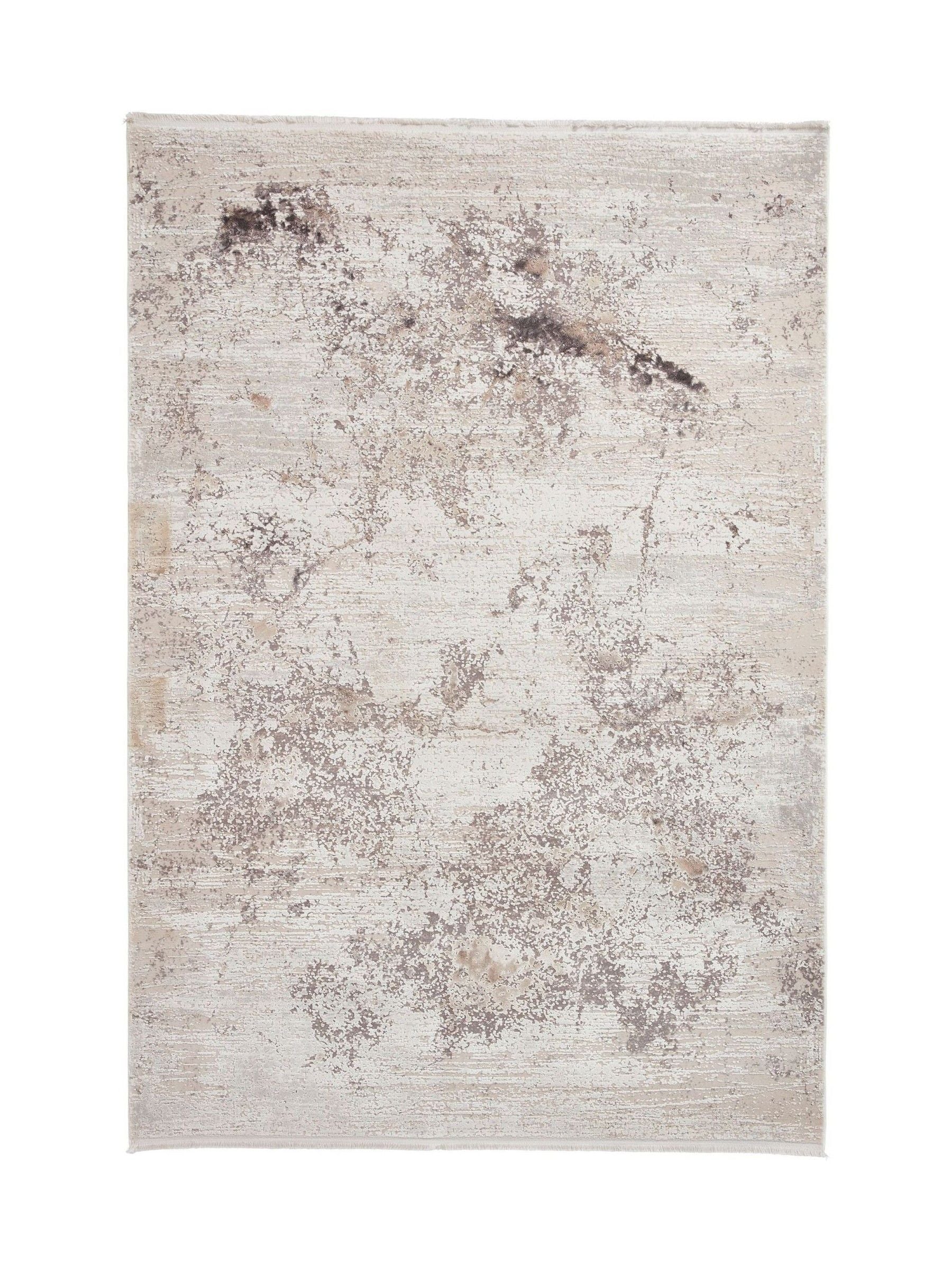 Think Rugs Beige Bellagio modern abstract rug, UK version