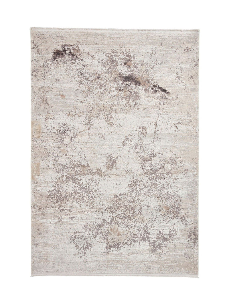 Think Rugs Beige Bellagio modern abstract rug, UK version
