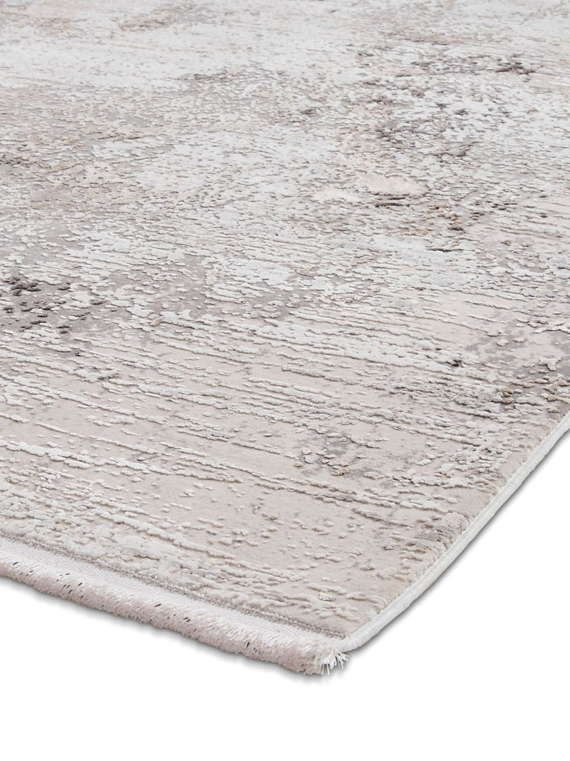 Think Rugs Beige Bellagio modern abstract rug, UK version