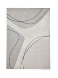Think Rugs Grey Apollo E9974 modern abstract rug, imported from the UK