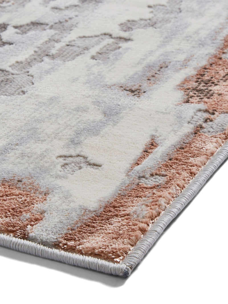 Think Rugs grey modern abstract rug (British brand)