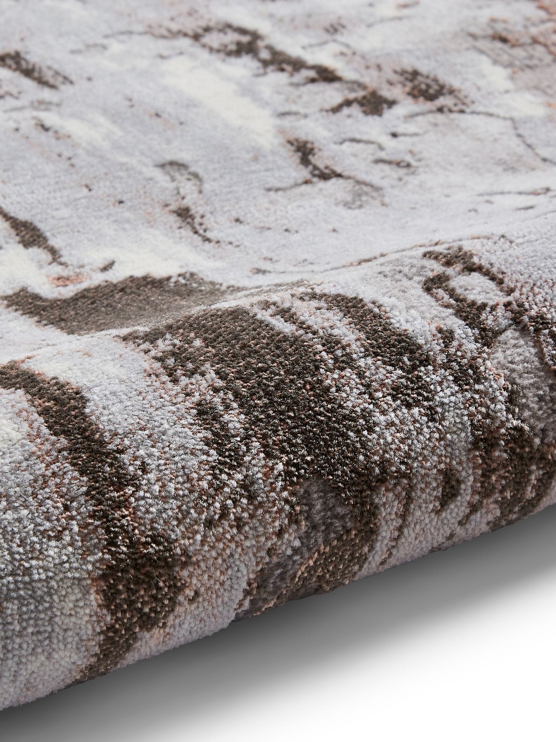 Think Rugs grey modern abstract rug (British brand)