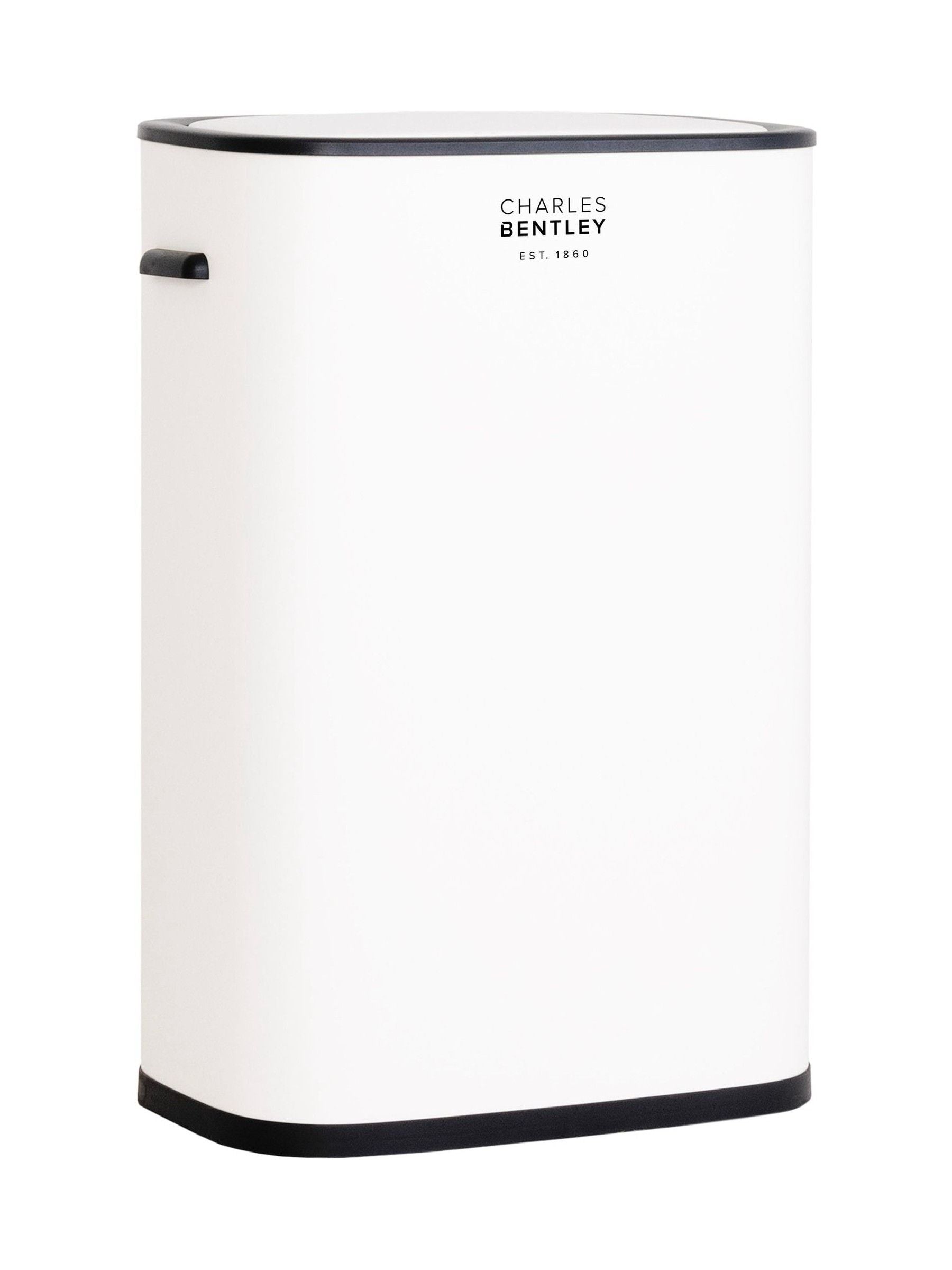 Charles Bentley white 55L automatic sensor bin - British product