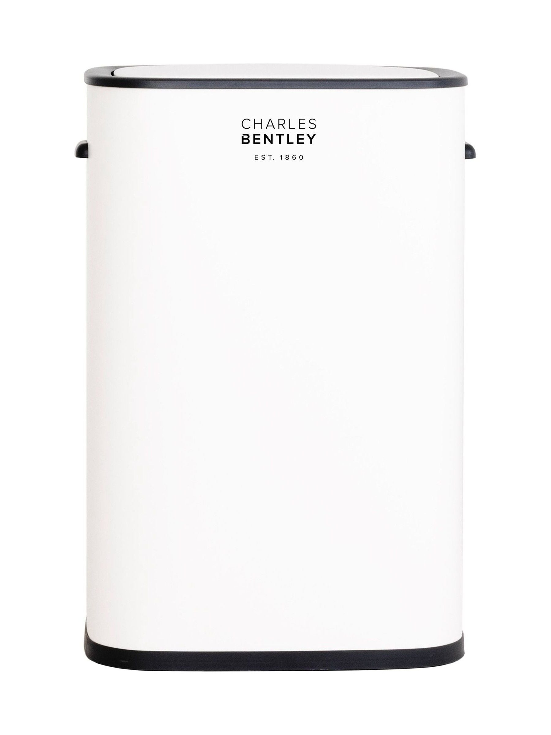 Charles Bentley white 55L automatic sensor bin - British product