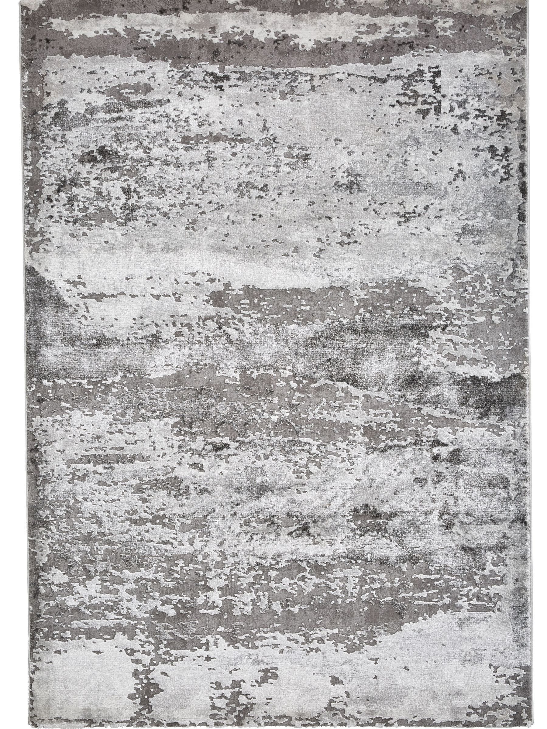 Think Rugs Craft modern abstract rug with metallic effect yarn, imported from the UK