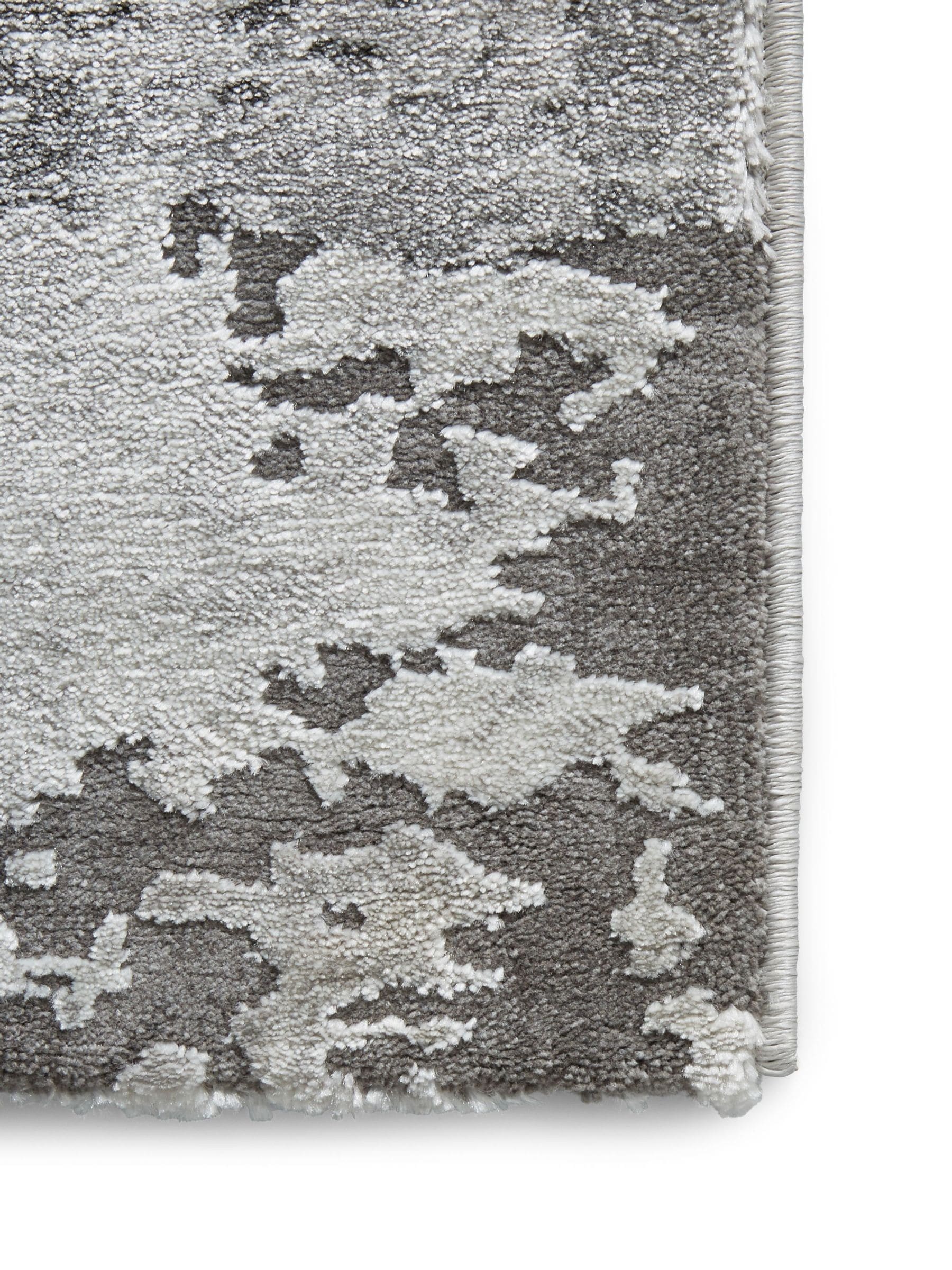 Think Rugs Craft modern abstract rug with metallic effect yarn, imported from the UK
