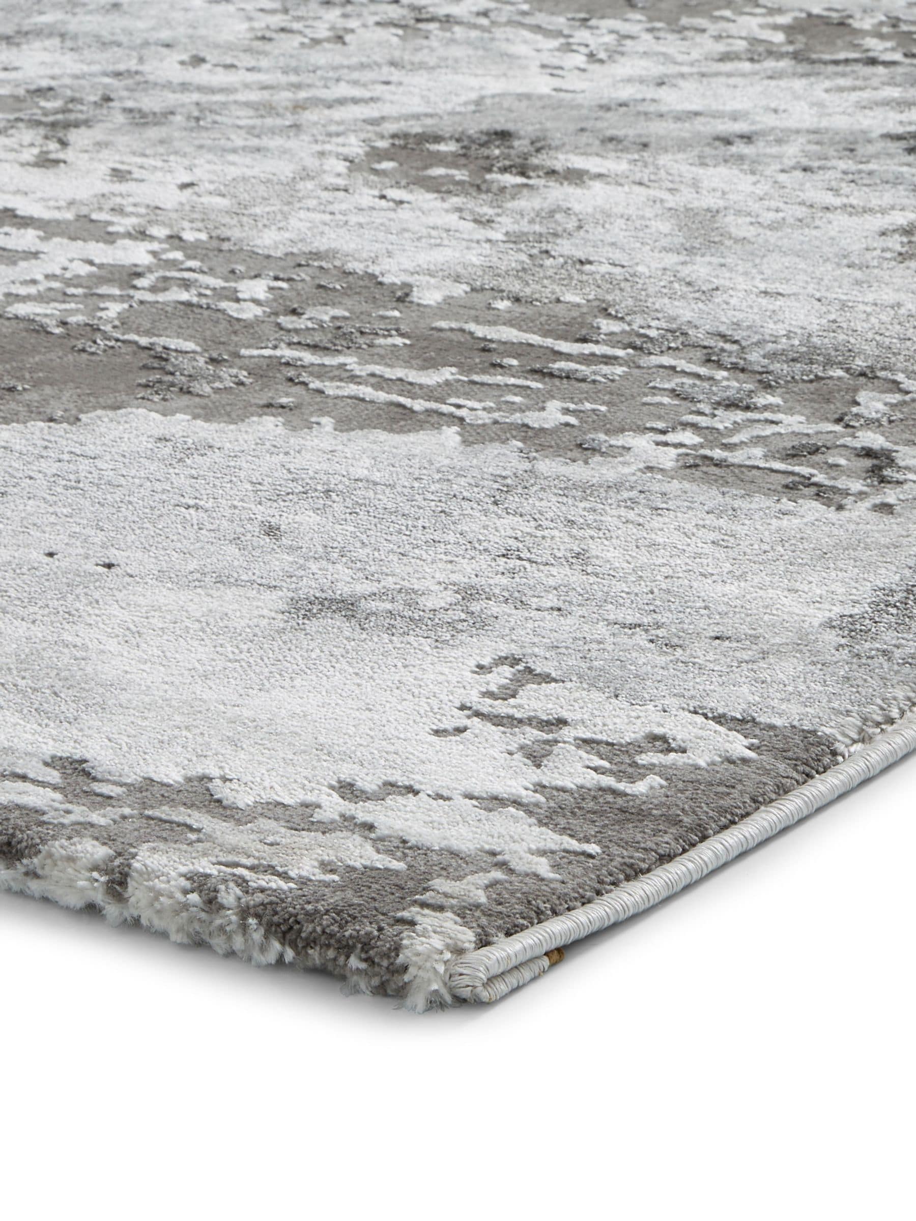 Think Rugs Craft modern abstract rug with metallic effect yarn, imported from the UK
