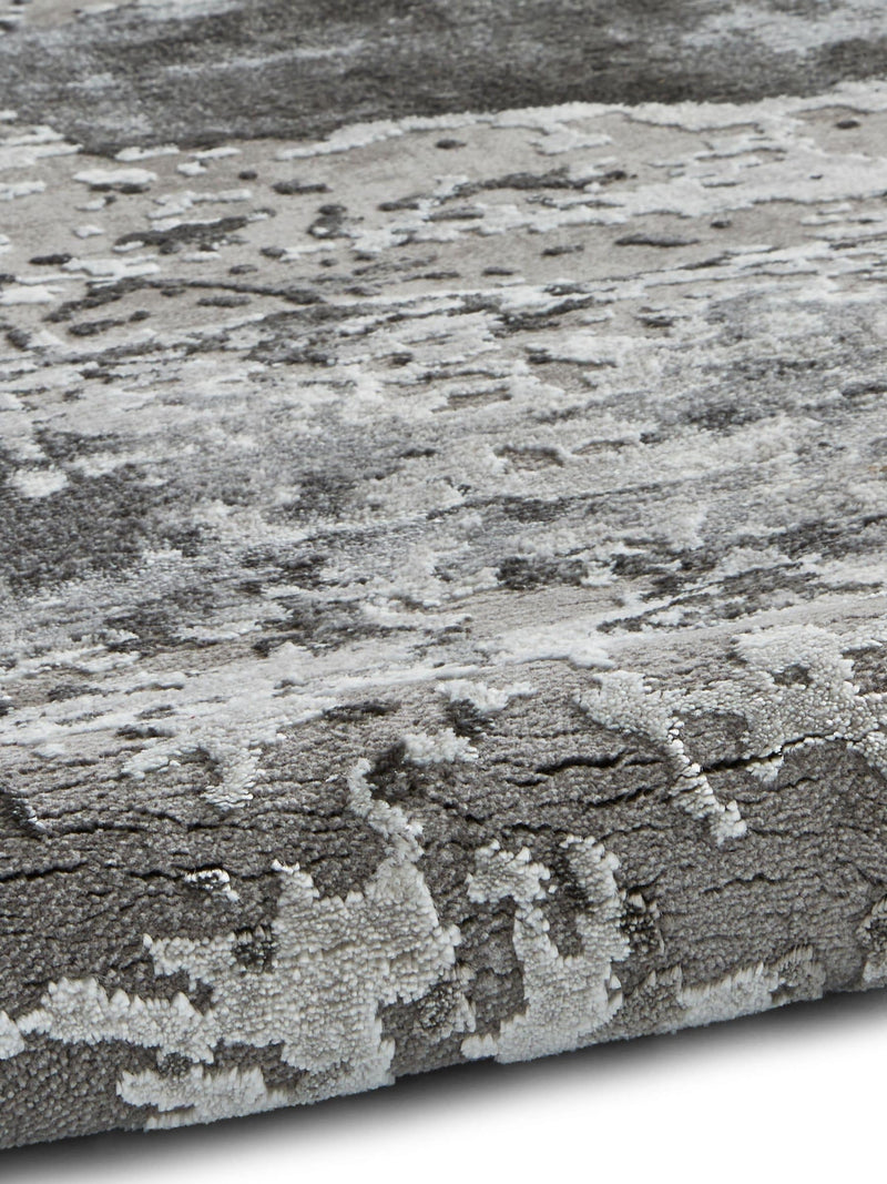 Think Rugs Craft modern abstract rug with metallic effect yarn, imported from the UK