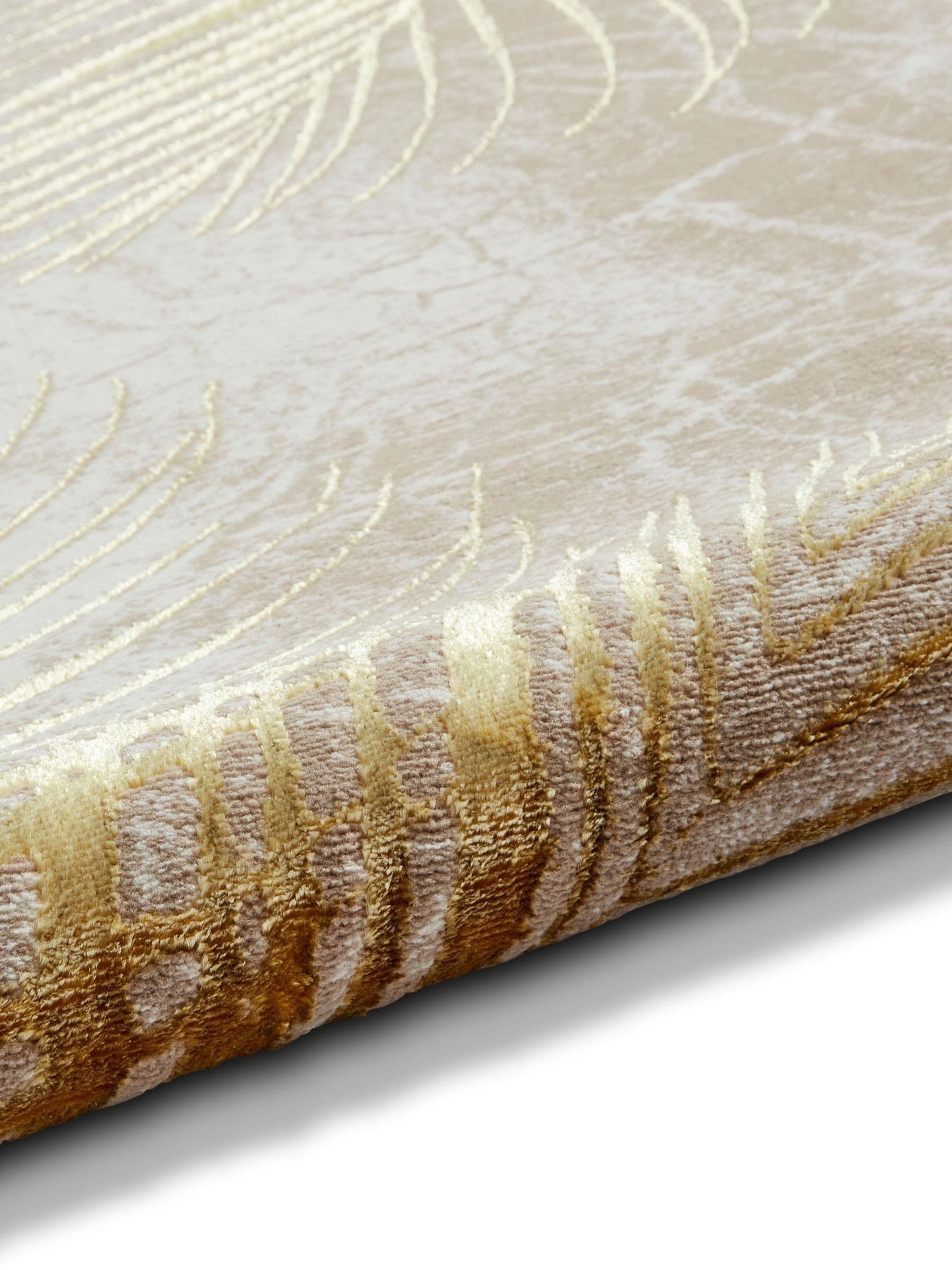 Think Rugs Creation botanical rug beige 50051, UK version