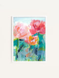 Laura Ashley pink abstract peonies large wall art, UK version