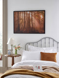 Laura Ashley Brown Sunlit Trees Small Wall Art Frame