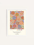 Laura Ashley Multi Fulford Patchwork large wall art frame, UK version