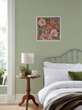 Laura Ashley Pink Mayville floral wall art frame, imported from the UK