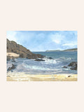 Laura Ashley Blue Rocky Cove medium wall art, UK version