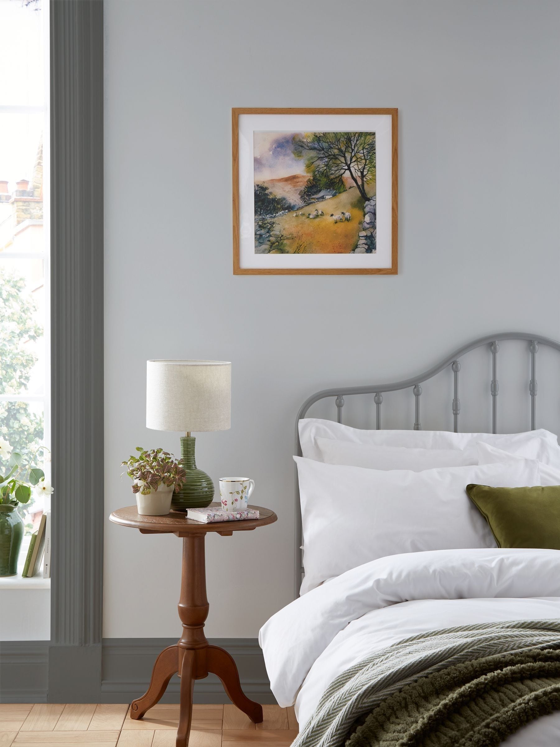 Laura Ashley landscape wall art with sheep, imported from the UK