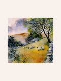 Laura Ashley landscape wall art with sheep, imported from the UK