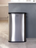 Charles Bentley 55 litre touch kitchen bin, UK version