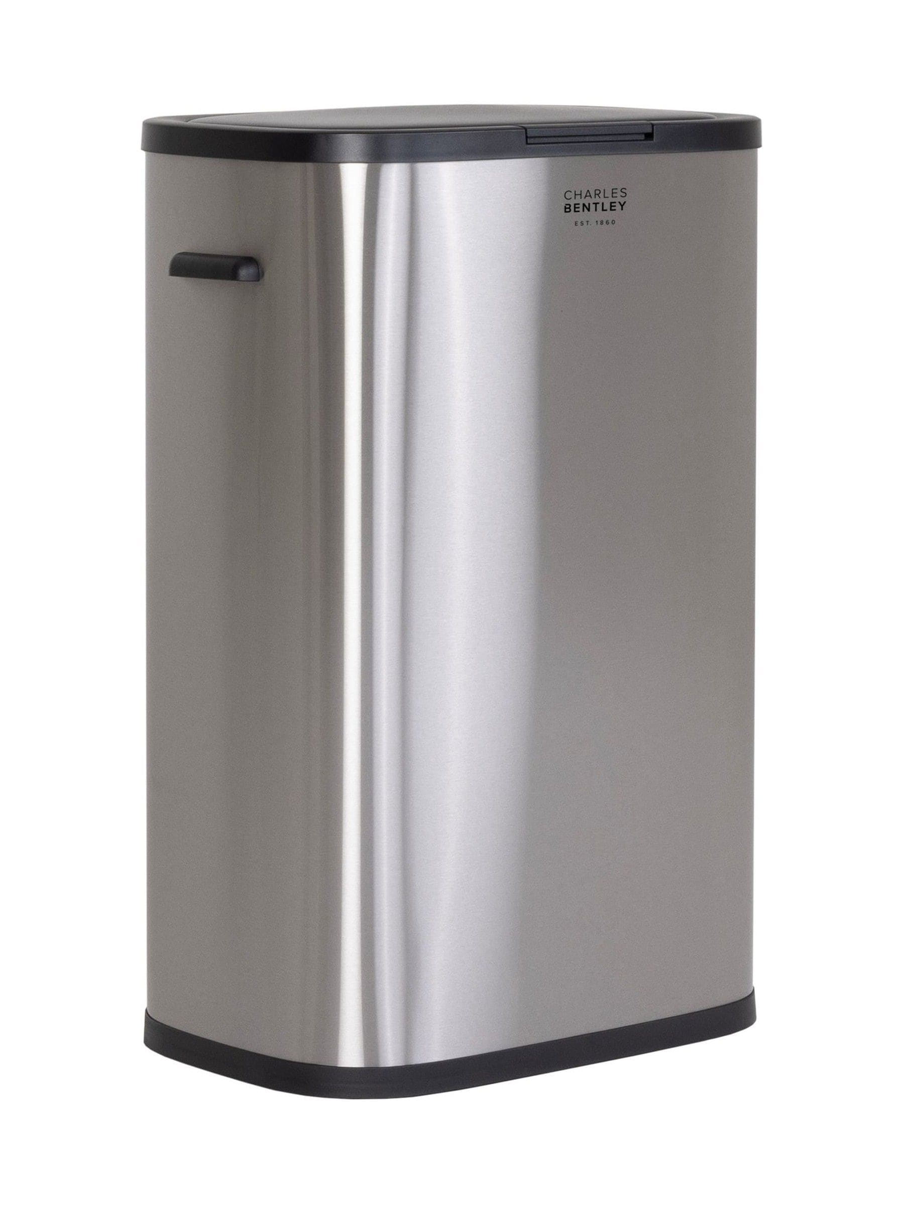 Charles Bentley 55 litre touch kitchen bin, UK version