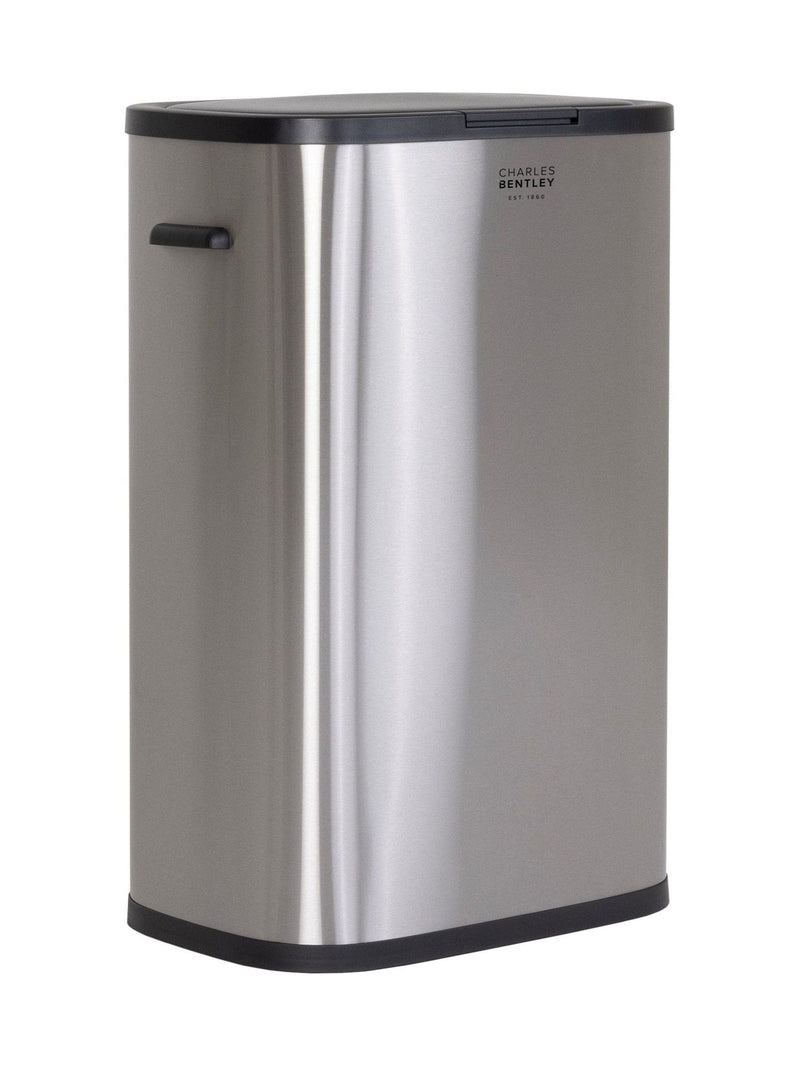 Charles Bentley 55 litre touch kitchen bin, UK version