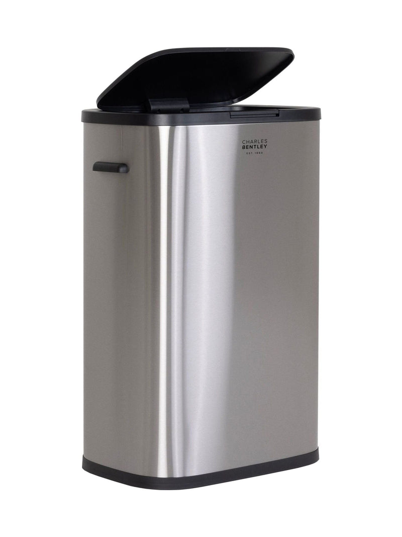 Charles Bentley 55 litre touch kitchen bin, UK version