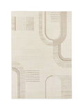Think Rugs Elio beige modern abstract rug, UK version