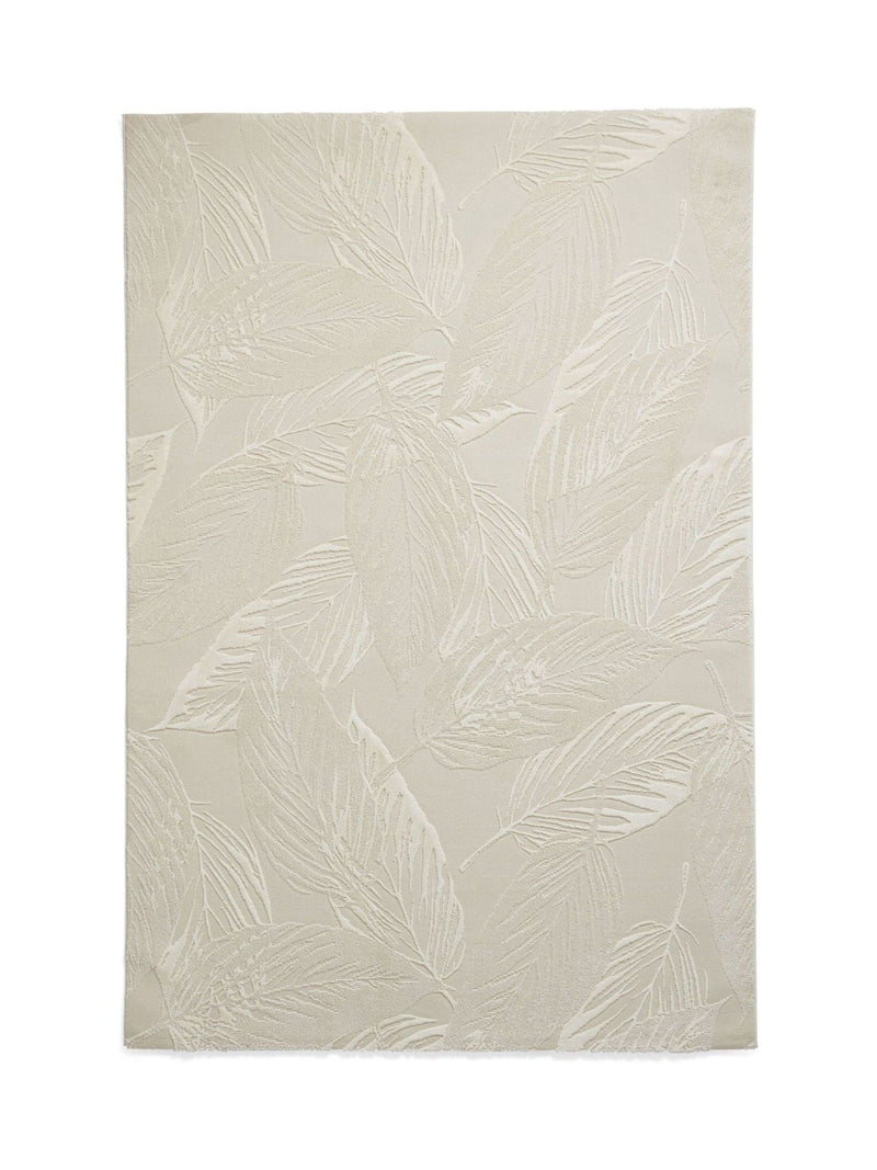 Think Rugs botanical rug Flores cream - British product