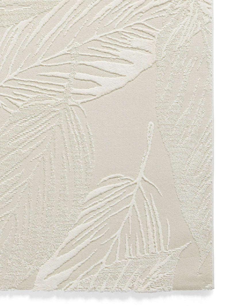 Think Rugs botanical rug Flores cream - British product