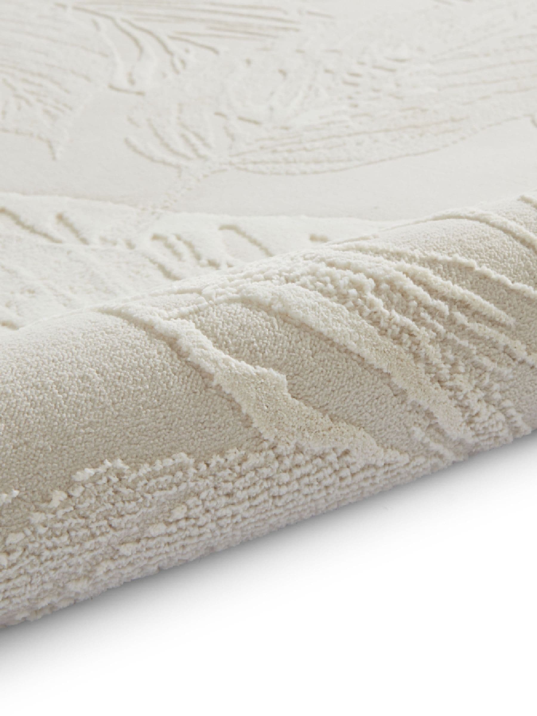 Think Rugs botanical rug Flores cream - British product